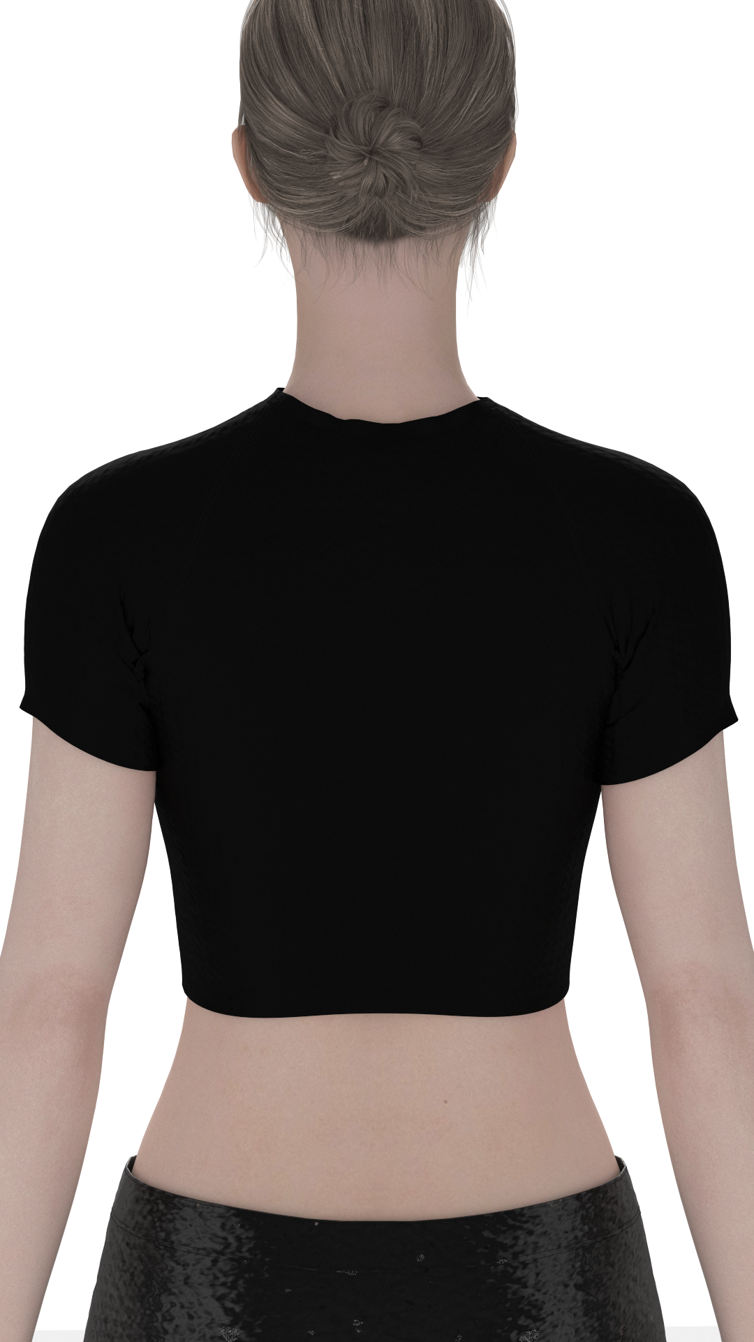 NEXTLEVEL® CROP KADIN SIYAH - ORIGINAL SERIES