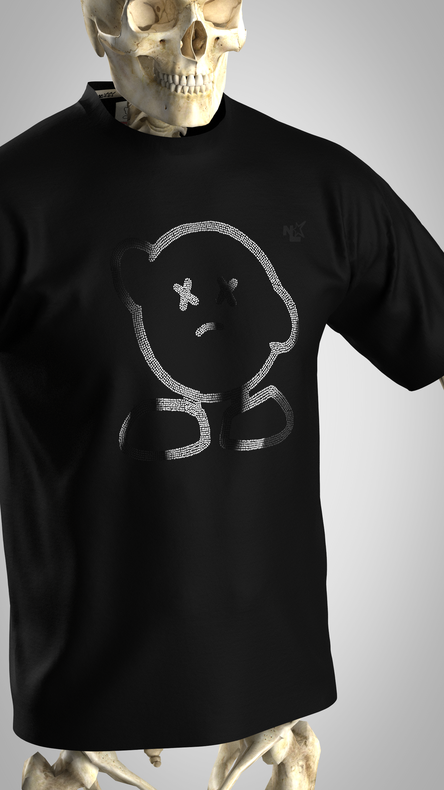 NEXTLEVEL® SIYAH TSHIRT - ORIGINAL SERIES
