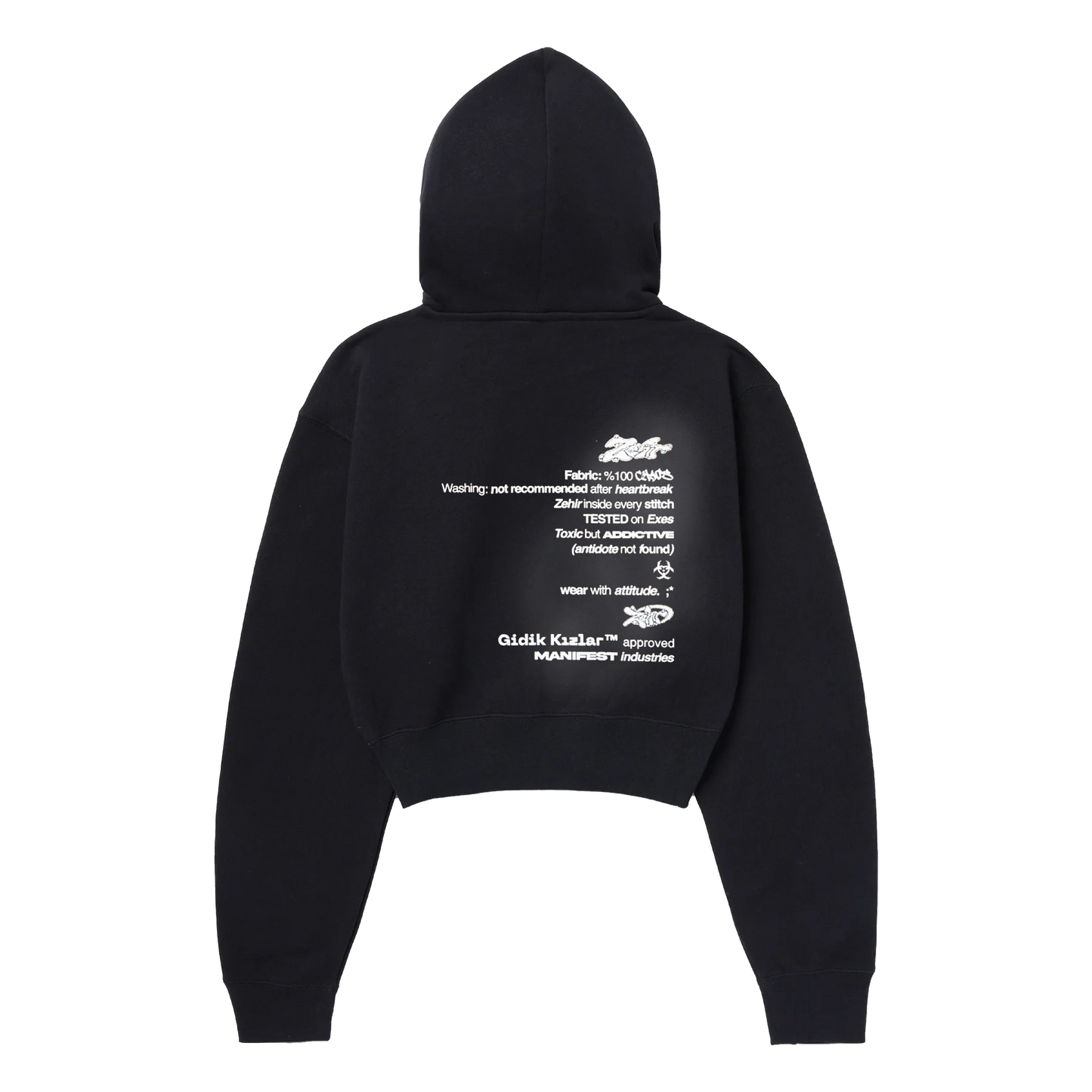 ZEHIR - HOODIE BLACK BOXY
