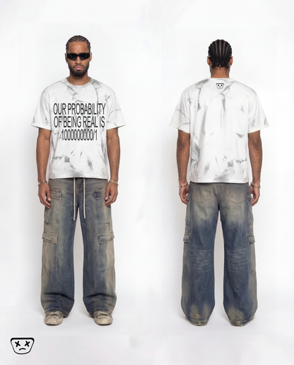 NL3000 - OUR PROBABILITY OF BEING REAL IS 1000000000-1  TSHIRT