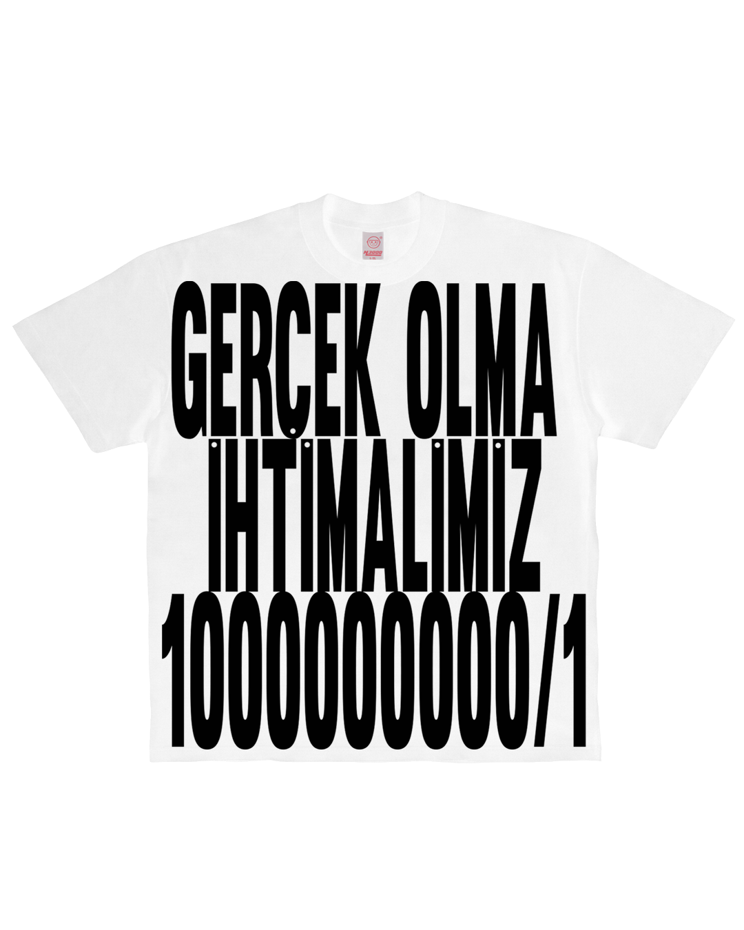 NL3000 - GLITCH WHITE TSHIRT 1000000000/1™ TR