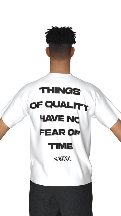 SAVANA® BEYAZ TSHIRT - THINGS OF QUALITY HAVE NO FEAR OF TIME