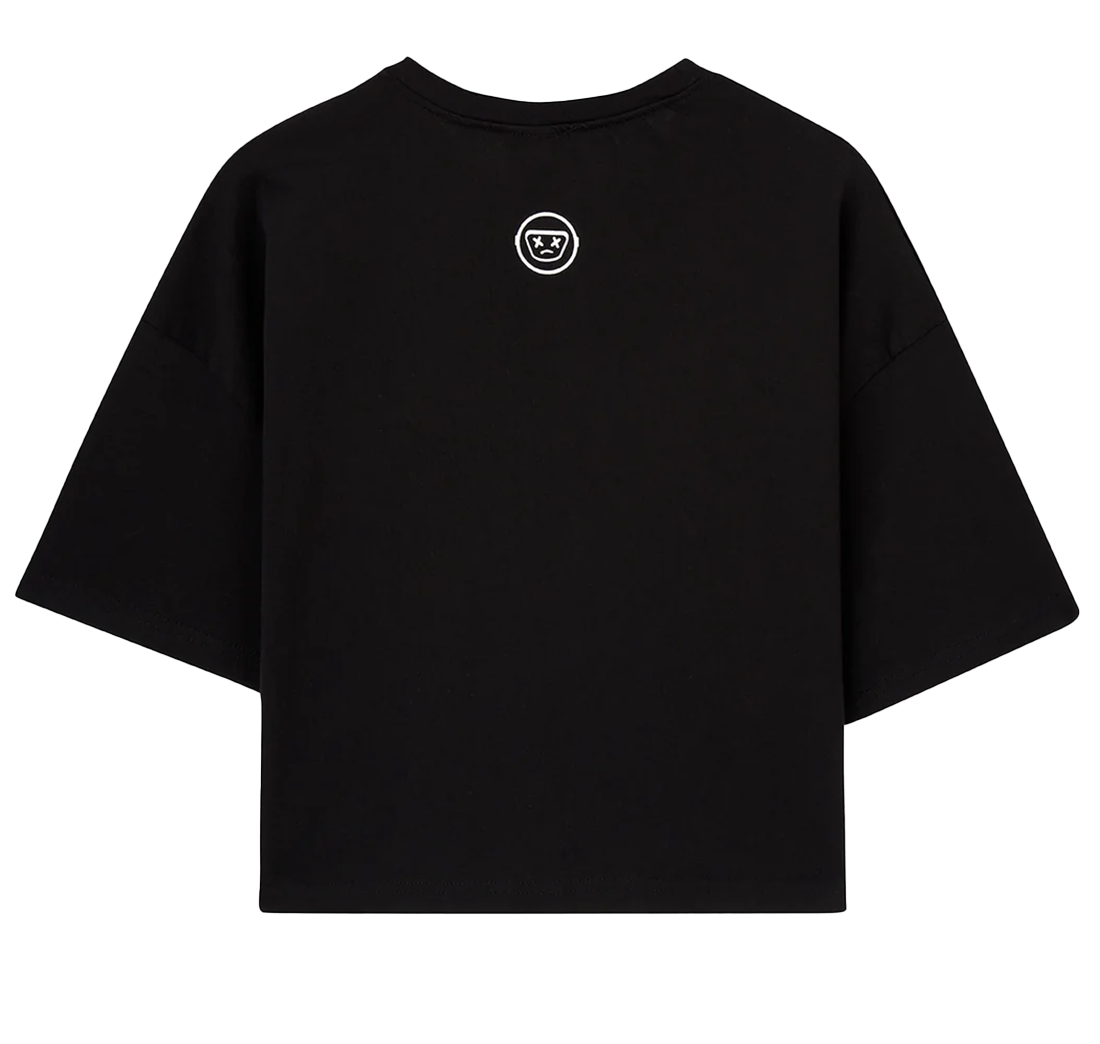 ZEHIR - CHARM CROP TEE BLACK [NL3000 PACK]
