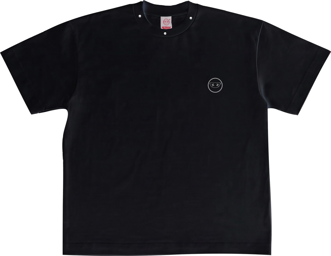 NL3000 - GLITCH SİYAH TEE