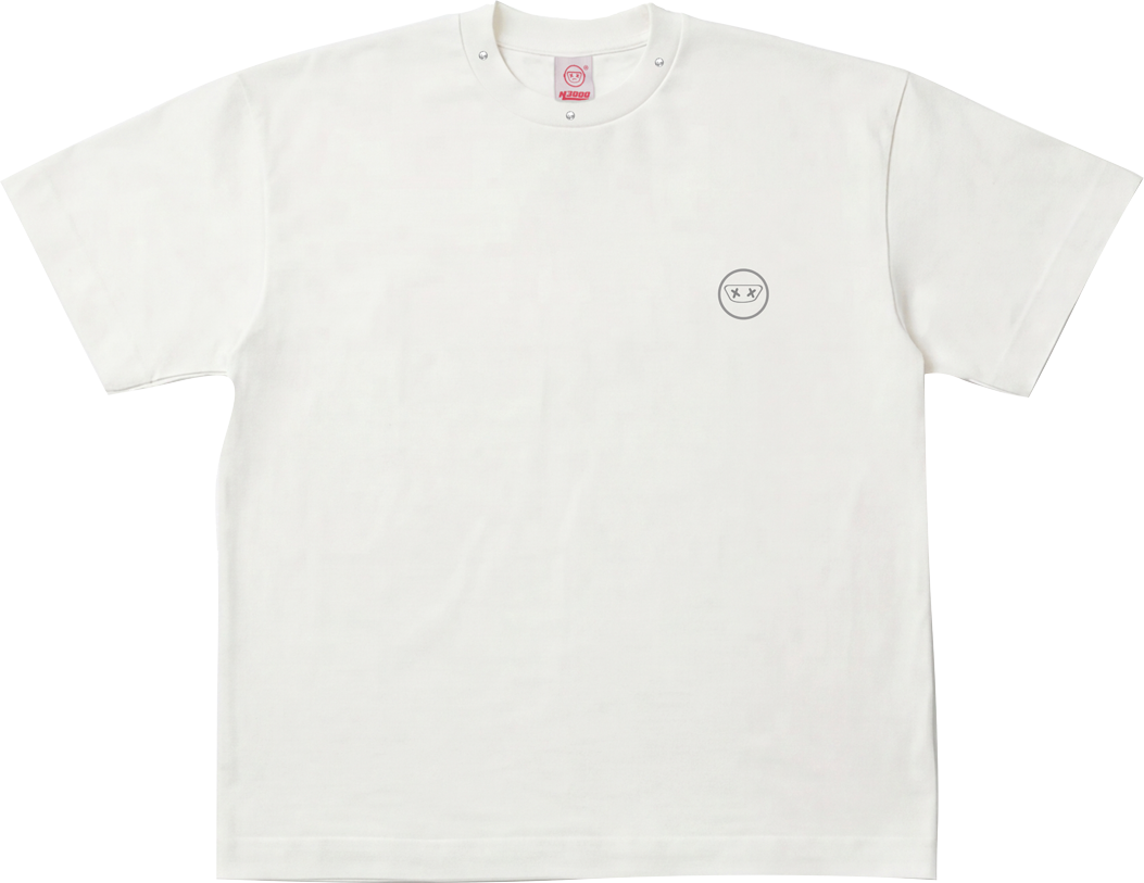 NL3000 - GLITCH BEYAZ TEE