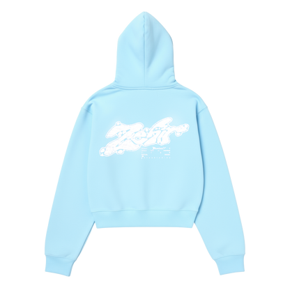 ZEHIR - HOODIE ICEBLUE BOXY